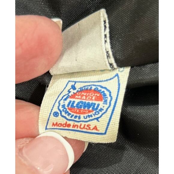 Vintage Tan Black Houndstooth Wool V-Neck Button Down Blazer - Picture 10 of 10